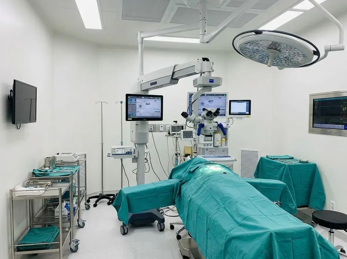 Modern operation theatre at Lifeline Netralaya